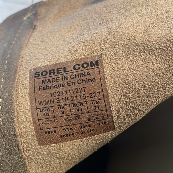 Sorel Cate The Great Wedge Size 10 Pebble - Picture 13 of 14